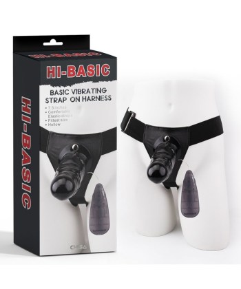 Vibrating Strap-on Harness black CN 134030302-4